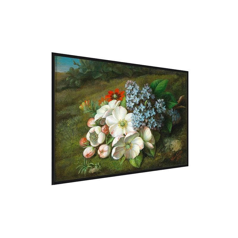 Wall Art & Paintings - Apple Blossom Wall Painting - Black Frame