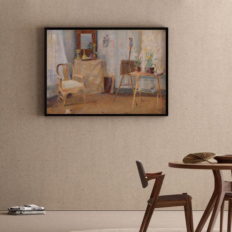 Wall Art & Paintings - Atelier Wall Painting - Black Frame