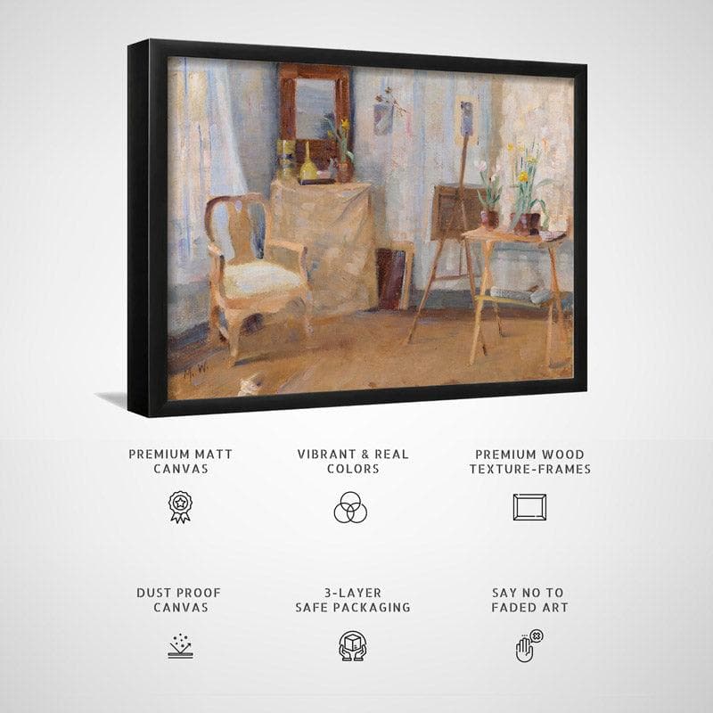 Wall Art & Paintings - Atelier Wall Painting - Black Frame