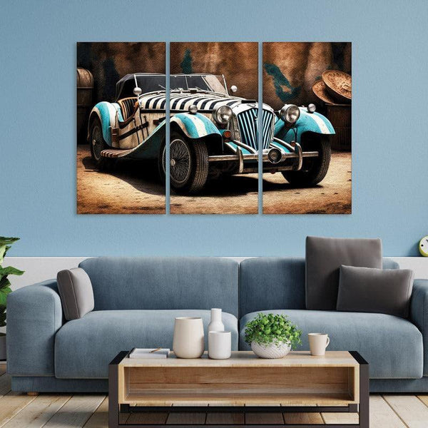 Wall Art & Paintings - Auto Odyssey Wall Art - Set Of Three