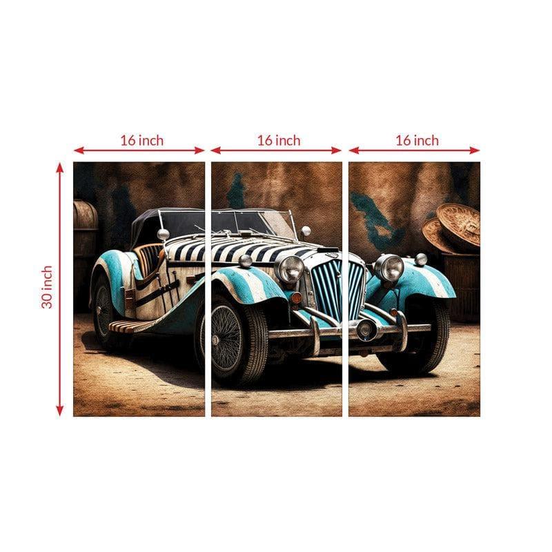 Wall Art & Paintings - Auto Odyssey Wall Art - Set Of Three