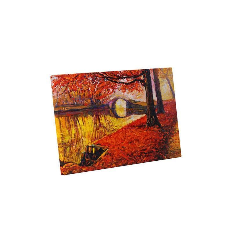 Buy Autumn Beauty Wall Painting - Gallery Wrap Wall Art & Paintings from Vaaree