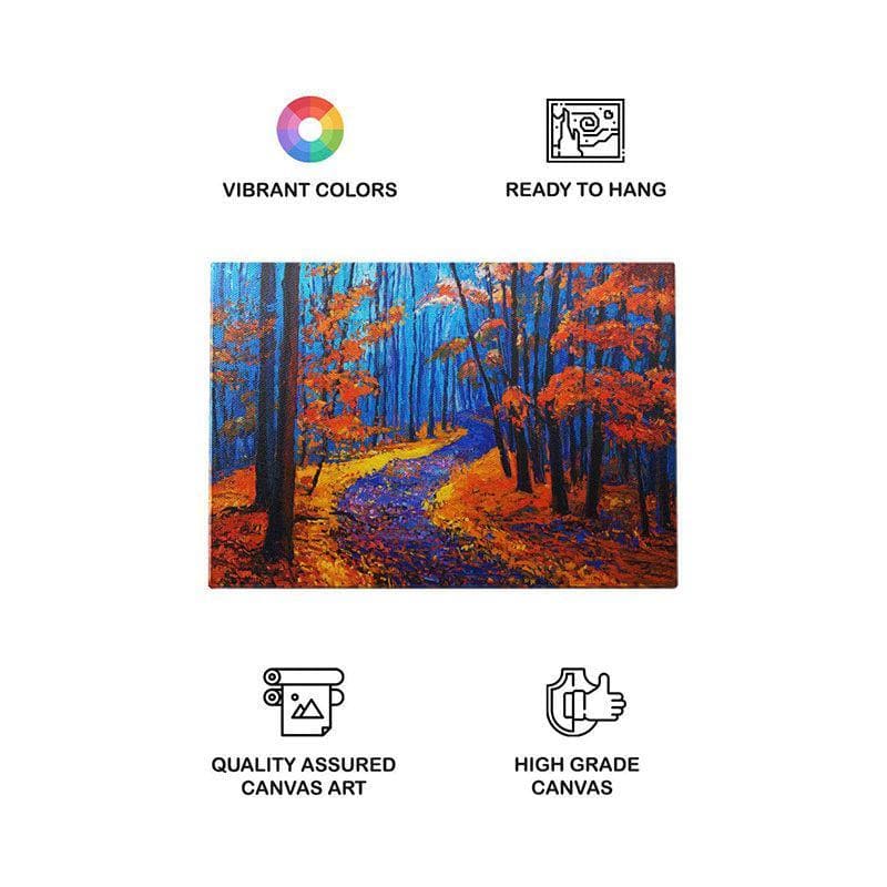 Wall Art & Paintings - Autumn Landscape Wall Painting - Gallery Wrap