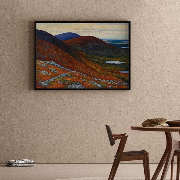 Wall Art & Paintings - Autumn Wonder Landscape Wall Painting - Black Frame