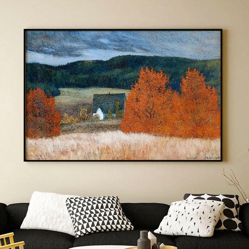 Wall Art & Paintings - Autumnal Mood Wall Painting - Black Frame