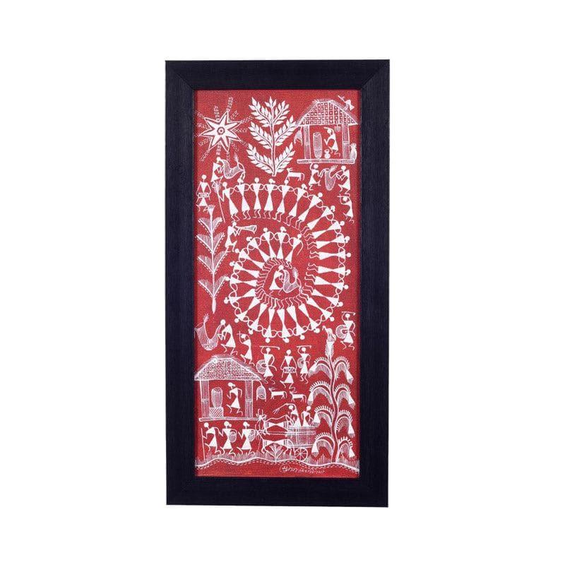 Wall Art & Paintings - Barasi Warli Wall Art - Set Of Two