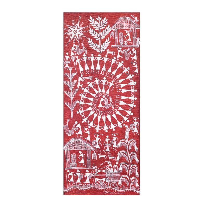 Wall Art & Paintings - Barasi Warli Wall Art - Set Of Two