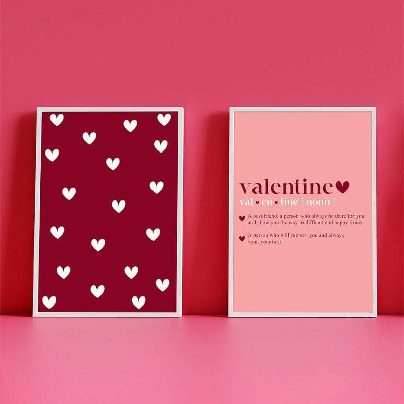 Buy Be My Valentine Wall Art - Set Of Two Wall Art & Paintings from Vaaree