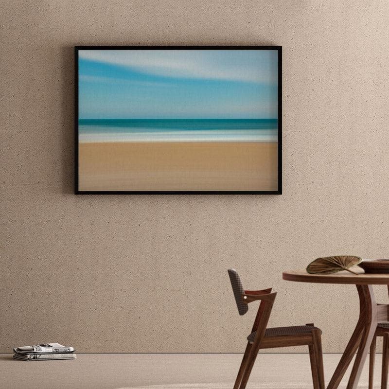 Wall Art & Paintings - Beach Pan Wall Painting - Black Frame