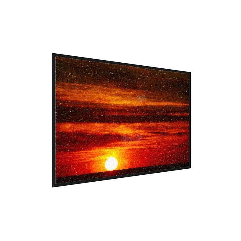 Wall Art & Paintings - Beautiful Sunset Wall Painting - Black Frame