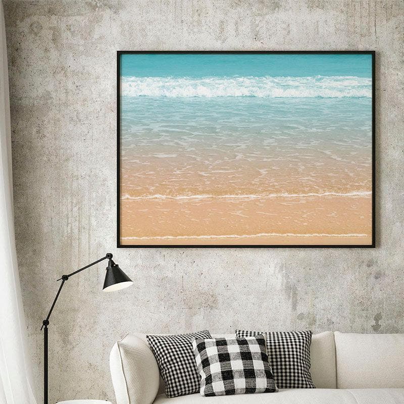 Buy Beautiful Wave Wall Painting - Black Frame Wall Art & Paintings from Vaaree