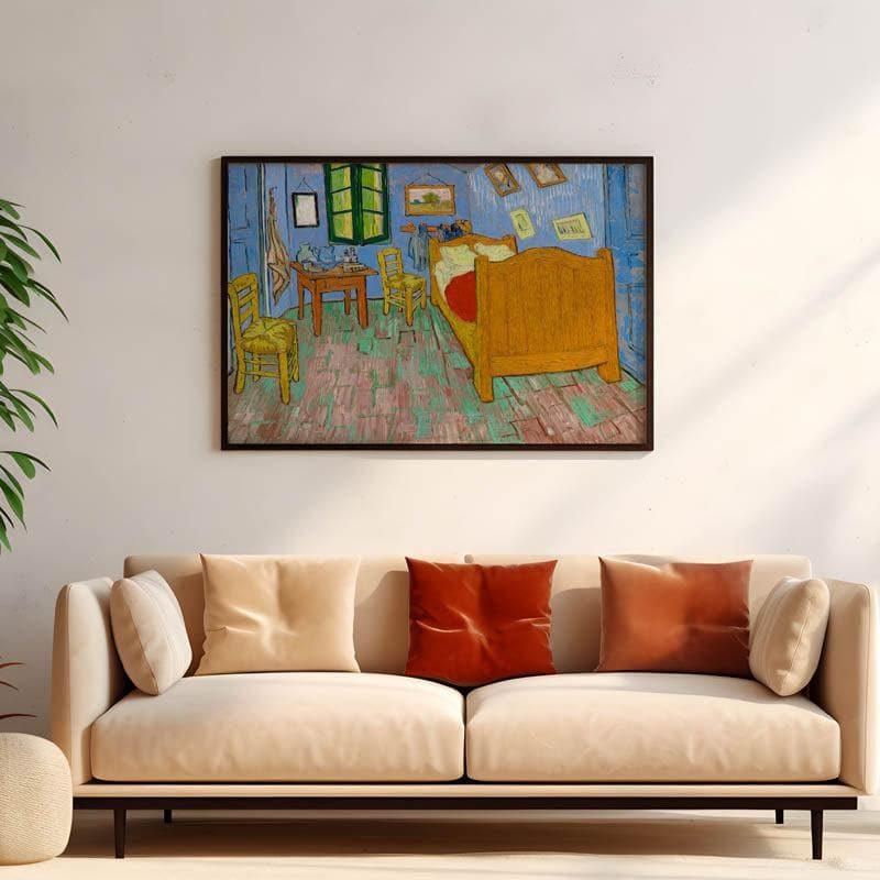 Buy Bedroom In Arles By Vincent Van Gogh - Black Frame Wall Art & Paintings from Vaaree