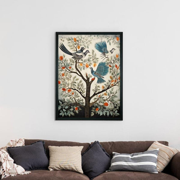 Buy Bird Medow Wall Art Wall Art & Paintings from Vaaree