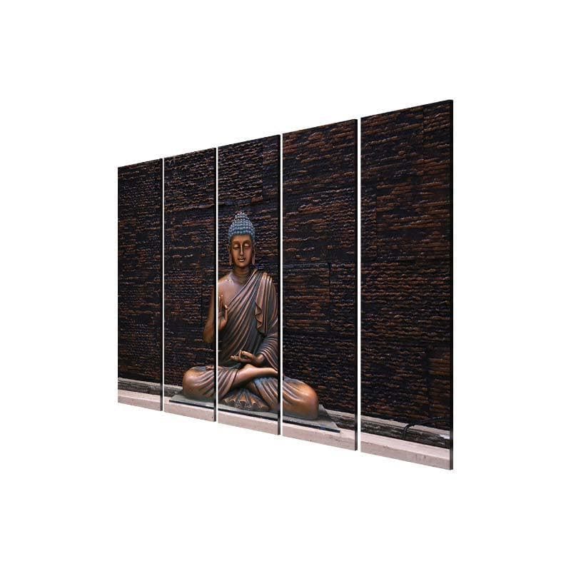 Buy Blissfulness Wall Art - Set Of Five Wall Art & Paintings from Vaaree