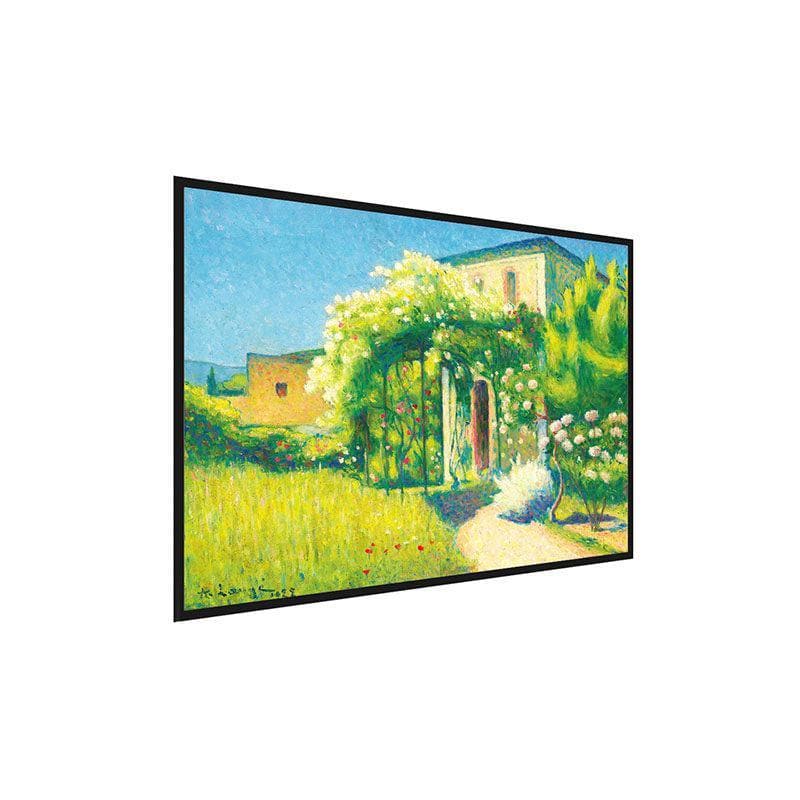 Wall Art & Paintings - Blooming Garden Wall Painting - Black Frame