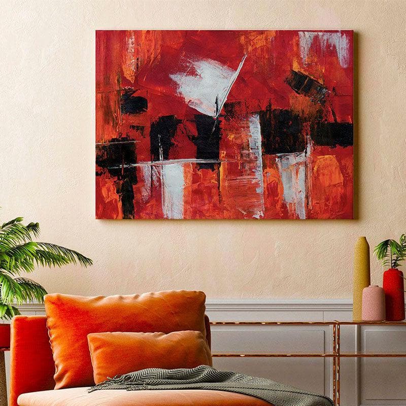 Buy Bold Abstract Art Painting - Gallery Wrap Wall Art & Paintings from Vaaree