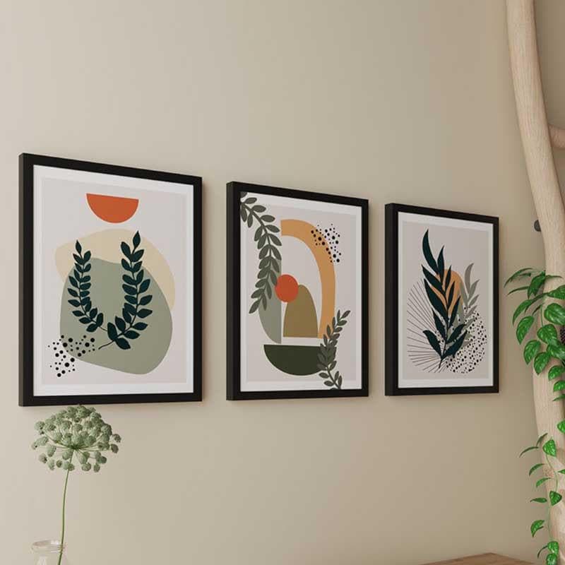 Wall Art & Paintings - Botanical Boho Wall Art - Set Of Three