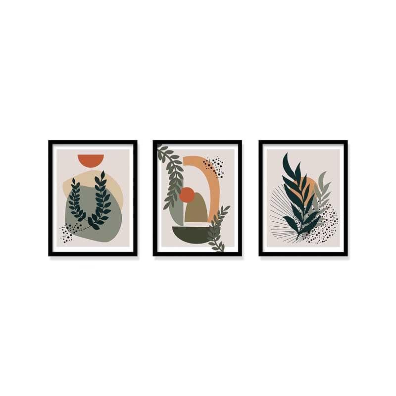 Wall Art & Paintings - Botanical Boho Wall Art - Set Of Three