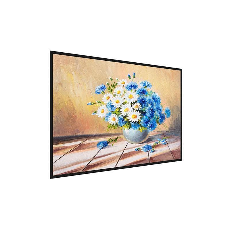 Wall Art & Paintings - Bouquet Of Flowers Wall Painting - Black Frame