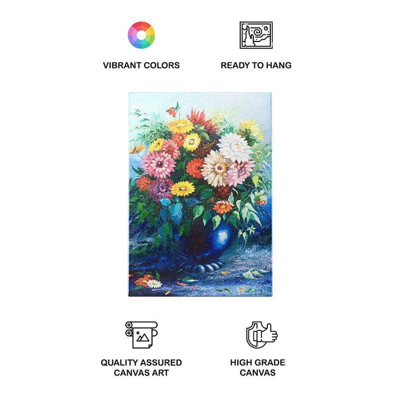 Wall Art & Paintings - Bouquet Of Wild Flowers Painting - Gallery Wrap