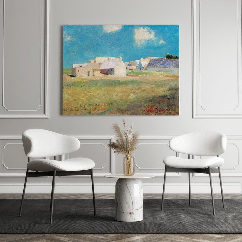 Wall Art & Paintings - Breton Village - Odilon Redon - Gallery Wrap