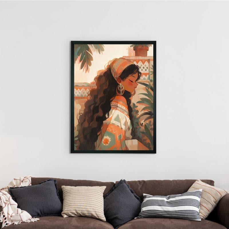 Buy Brown Grace Wall Art Wall Art & Paintings from Vaaree