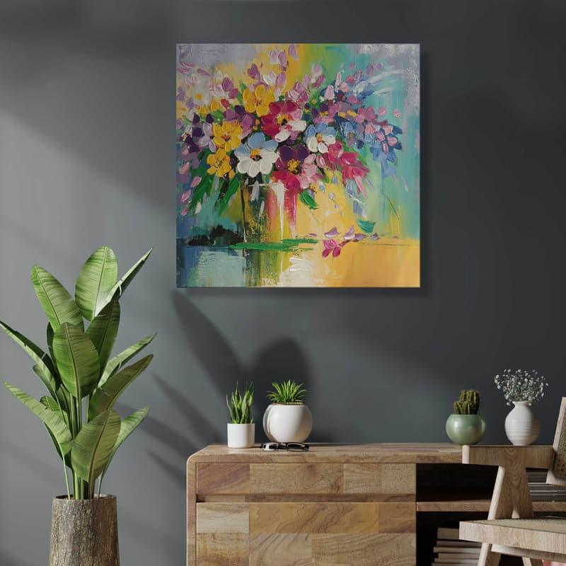 Wall Art & Paintings - Brushstroke Flora Bouquet