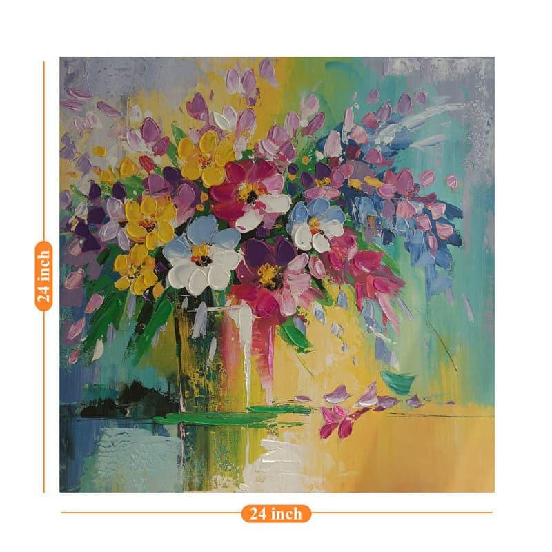 Wall Art & Paintings - Brushstroke Flora Bouquet