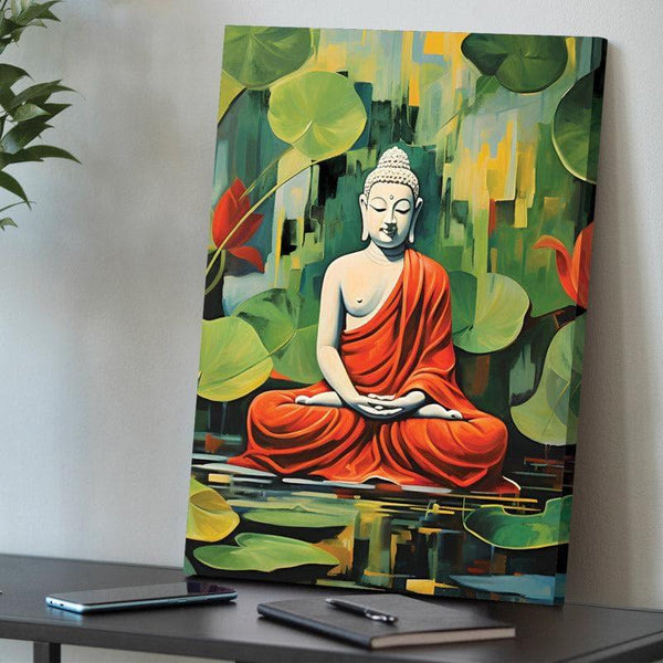 Wall Art & Paintings - Buddha Bless Wall Painting