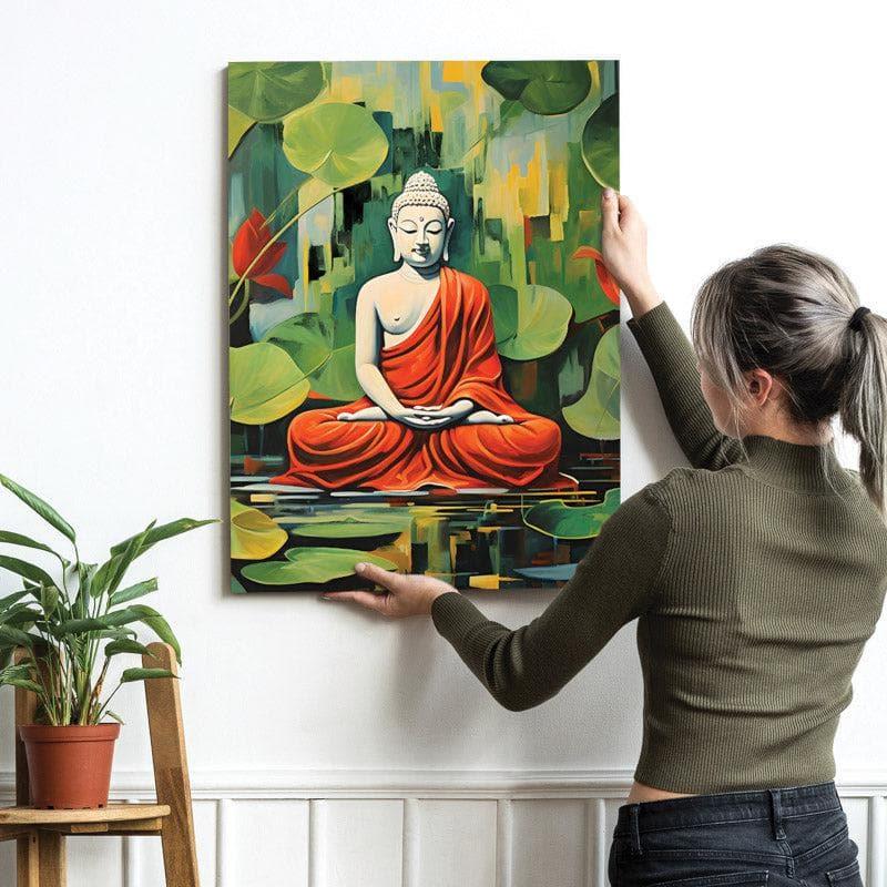 Wall Art & Paintings - Buddha Bless Wall Painting