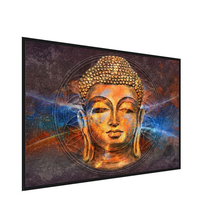 Wall Art & Paintings - Buddha Wall Painting - Black Frame