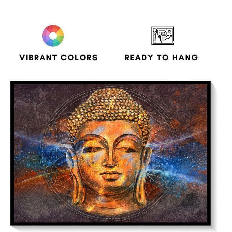 Buy Buddha Wall Painting - Black Frame Wall Art & Paintings from Vaaree