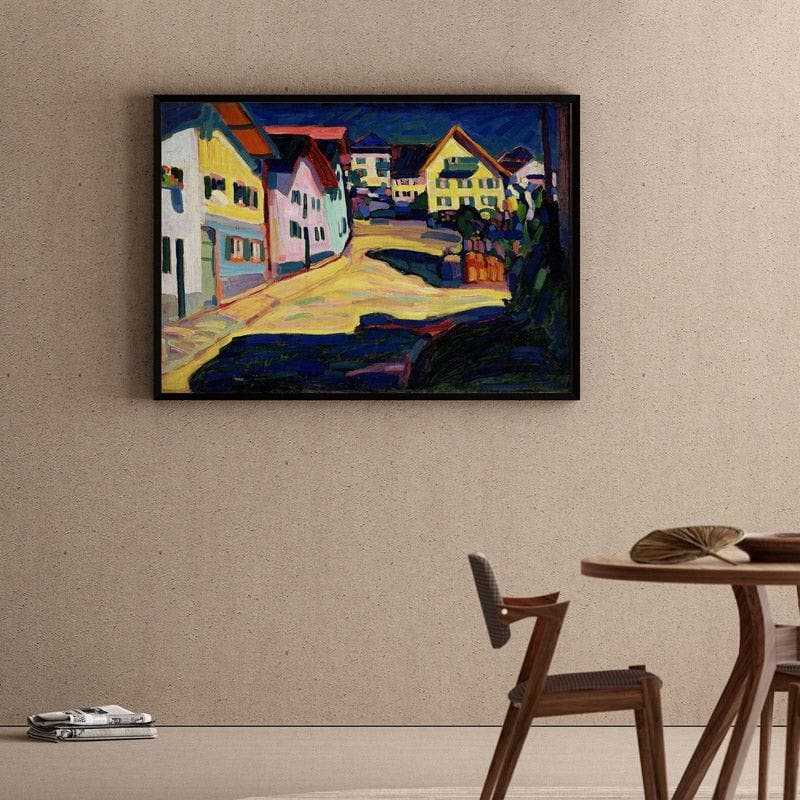 Buy Burggrabenstrasse Wall Painting - Black Frame Wall Art & Paintings from Vaaree