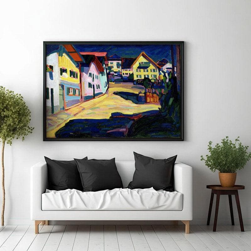 Buy Burggrabenstrasse Wall Painting - Black Frame Wall Art & Paintings from Vaaree