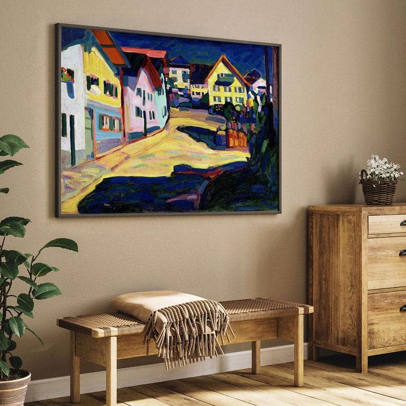 Buy Burggrabenstrasse Wall Painting - Black Frame Wall Art & Paintings from Vaaree