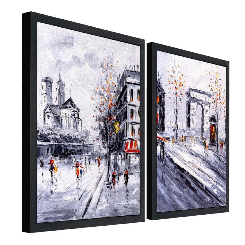 Wall Art & Paintings - Busy Town Wall Art - Set Of Two