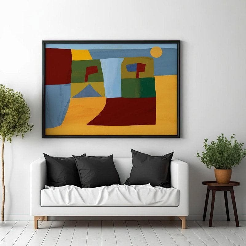 Wall Art & Paintings - By The Sea Wall Painting - Black Frame