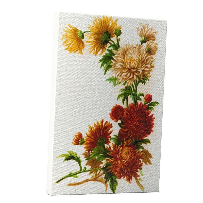 Wall Art & Paintings - Callistephus Flowers Wall Painting - Gallery Wrap