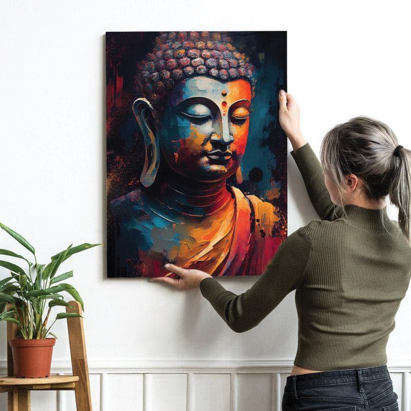 Wall Art & Paintings - Calm Buddha Wall Painting