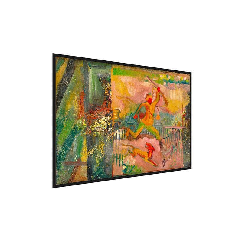 Wall Art & Paintings - Campfire Abstract Painting - Black Frame