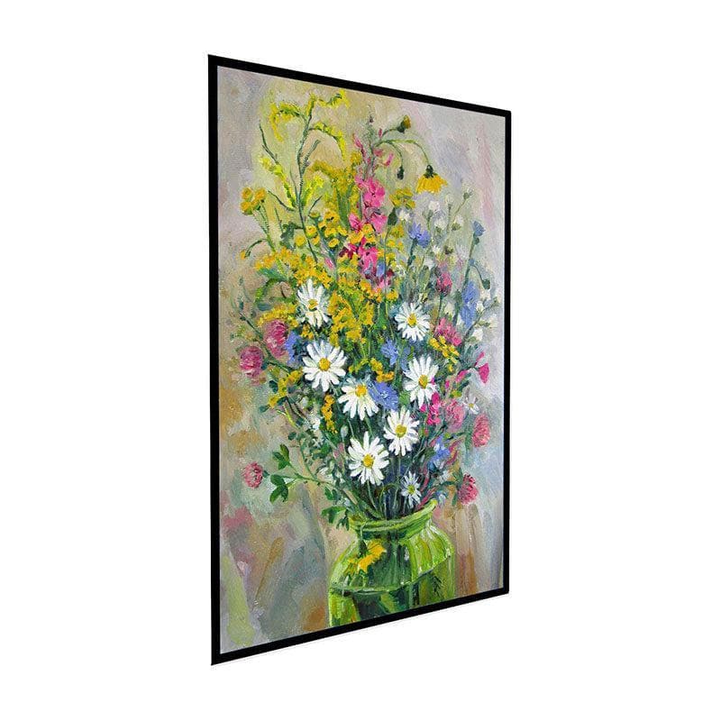 Wall Art & Paintings - Candy Cell Abstract Wall Painting - Black Frame