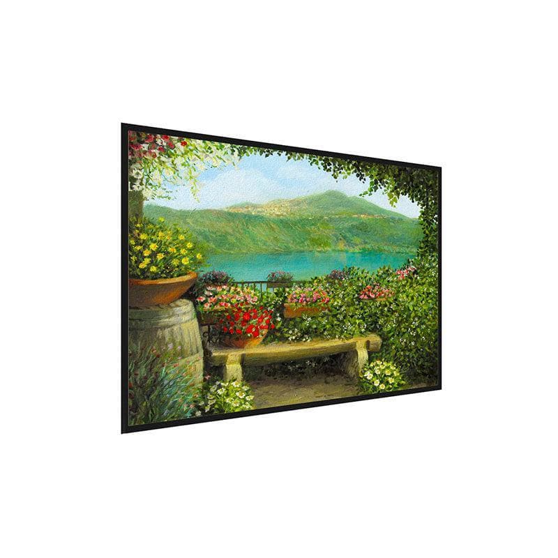 Buy Castel Gandolfo Wall Painting - Black Frame Wall Art & Paintings from Vaaree