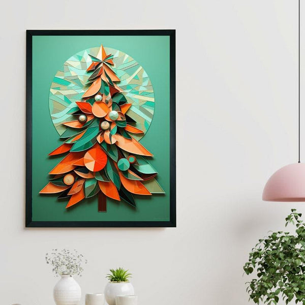 Buy Christmas Chroma Wall Art Wall Art & Paintings from Vaaree