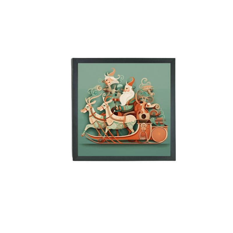 Buy Christmas Sleigh Wall Art Wall Art & Paintings from Vaaree