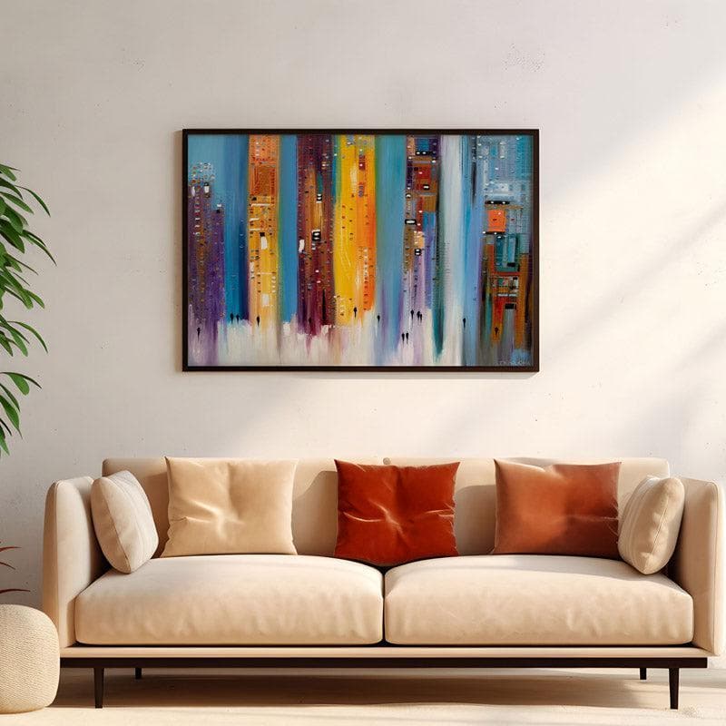 Buy City Inspiration Wall Painting - Black Frame Wall Art & Paintings from Vaaree