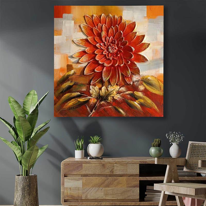 Wall Art & Paintings - Clemantis Bloom Wall Painting