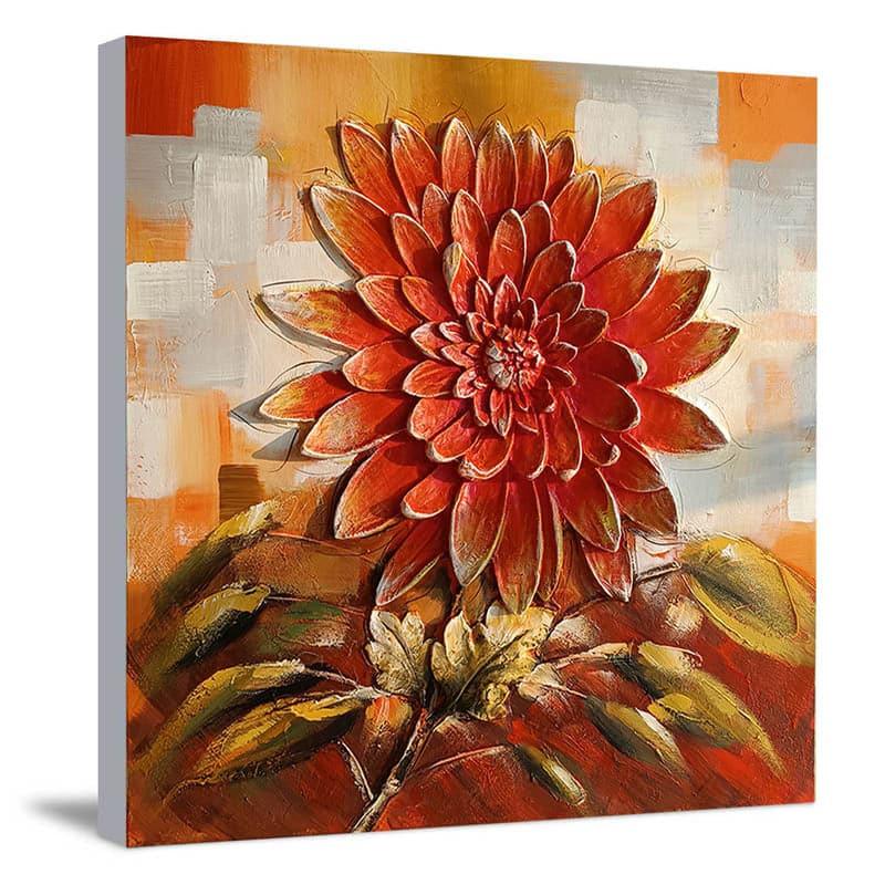 Buy Clemantis Bloom Wall Painting Wall Art & Paintings from Vaaree