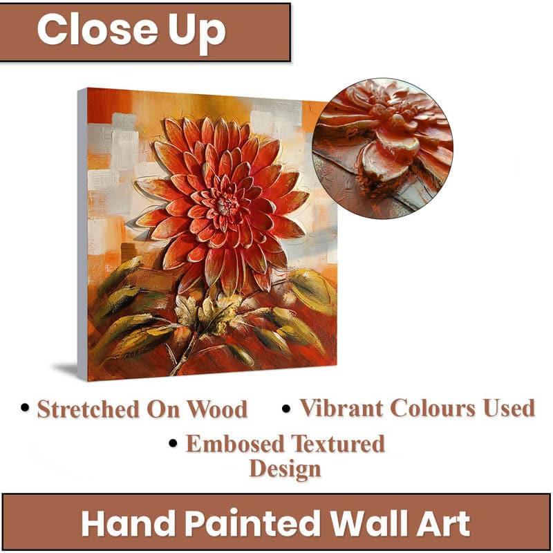 Wall Art & Paintings - Clemantis Bloom Wall Painting