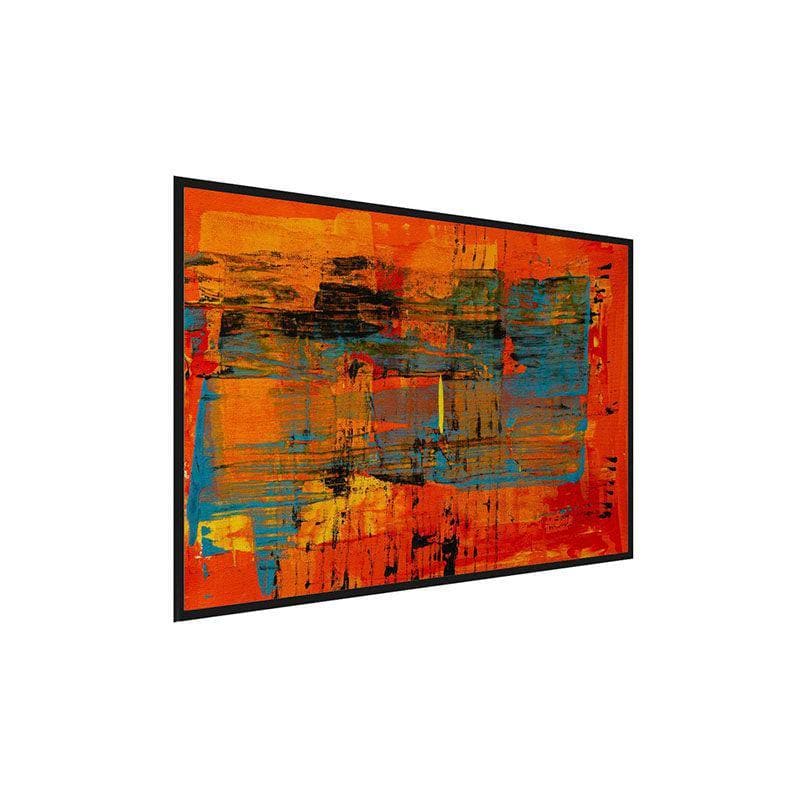 Wall Art & Paintings - Close-Up Abstract Wall Painting - Black Frame