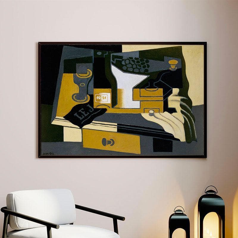 Buy Coffee Grinder Wall Painting - Black Frame Wall Art & Paintings from Vaaree